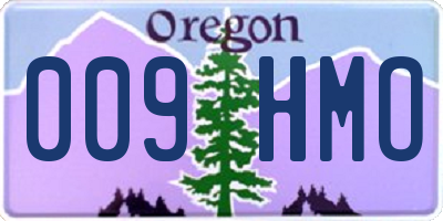 OR license plate 009HMO