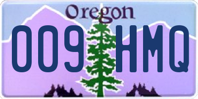 OR license plate 009HMQ