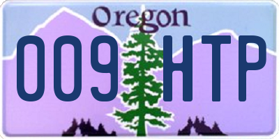 OR license plate 009HTP