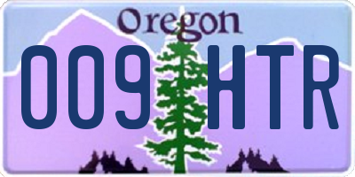 OR license plate 009HTR