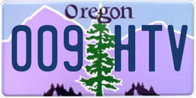 OR license plate 009HTV