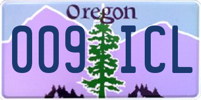 OR license plate 009ICL