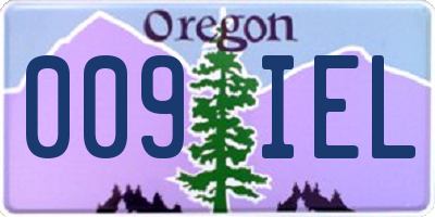 OR license plate 009IEL