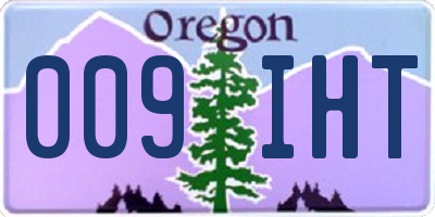 OR license plate 009IHT