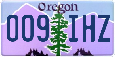 OR license plate 009IHZ
