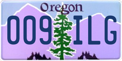OR license plate 009ILG