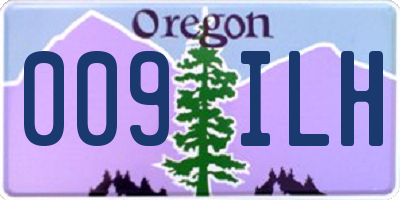 OR license plate 009ILH