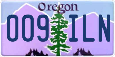 OR license plate 009ILN