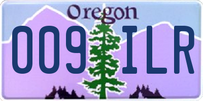 OR license plate 009ILR