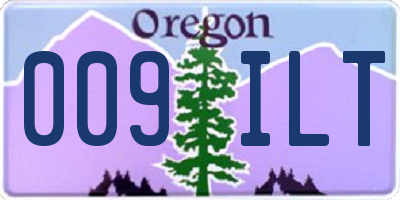 OR license plate 009ILT