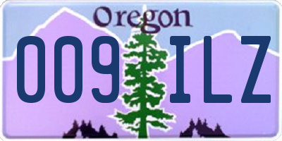 OR license plate 009ILZ