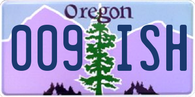 OR license plate 009ISH
