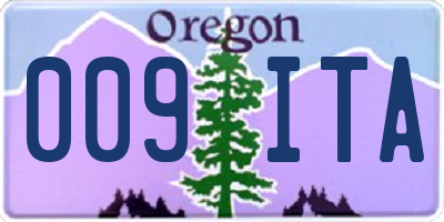 OR license plate 009ITA