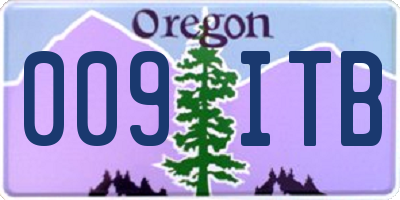 OR license plate 009ITB