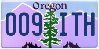 OR license plate 009ITH