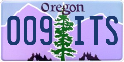 OR license plate 009ITS