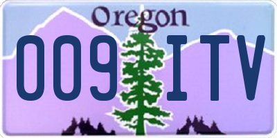 OR license plate 009ITV