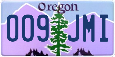 OR license plate 009JMI