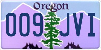 OR license plate 009JVI