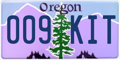 OR license plate 009KIT
