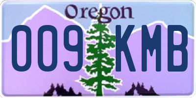 OR license plate 009KMB