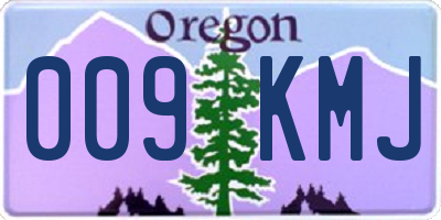 OR license plate 009KMJ