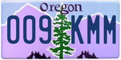 OR license plate 009KMM