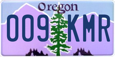 OR license plate 009KMR