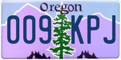 OR license plate 009KPJ