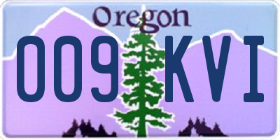 OR license plate 009KVI