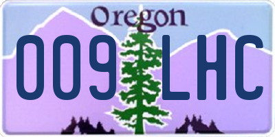 OR license plate 009LHC