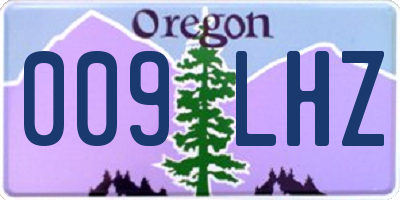 OR license plate 009LHZ