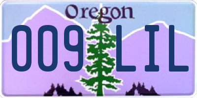 OR license plate 009LIL