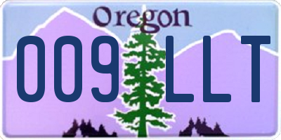 OR license plate 009LLT