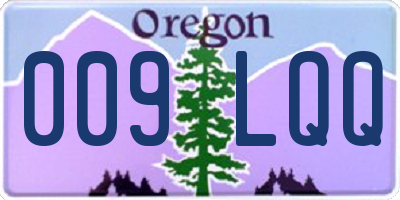 OR license plate 009LQQ
