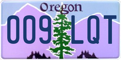 OR license plate 009LQT