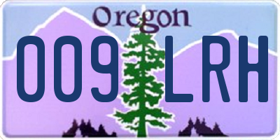 OR license plate 009LRH
