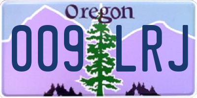 OR license plate 009LRJ