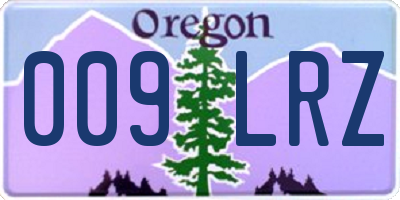 OR license plate 009LRZ