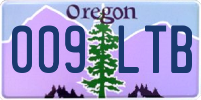 OR license plate 009LTB
