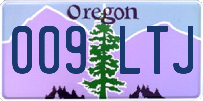 OR license plate 009LTJ