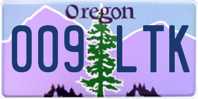 OR license plate 009LTK