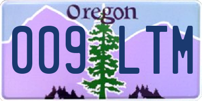 OR license plate 009LTM