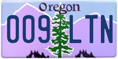 OR license plate 009LTN