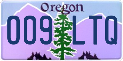 OR license plate 009LTQ