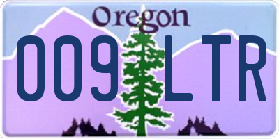 OR license plate 009LTR