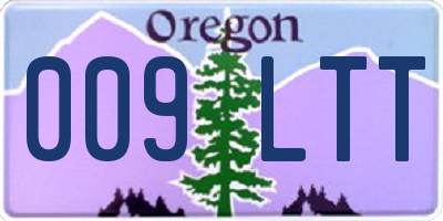 OR license plate 009LTT