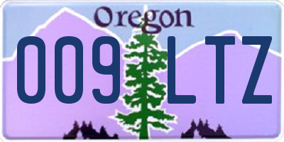 OR license plate 009LTZ