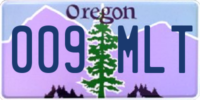 OR license plate 009MLT
