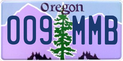 OR license plate 009MMB
